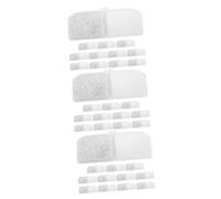 WOONEKY 3sets Cat Water Fountain Parts Filter Replacement Mats for Pet Drinking Fountain Accessories 12pcs*3