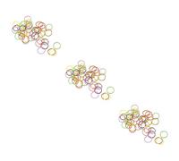WOONEKY 3sets Pet Hair Accessories Dog Bow Elastic Rubber Band Bright Hair Bow for Puppies Reusable Pet Headpiece 170pcs*3