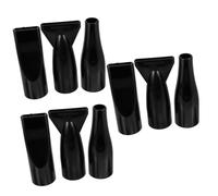 WOONEKY 3sets Professional Hair Dryer Nozzle Blow Dry Attachment for Hair Dryer Reusable Abs Material Comb Nozzle 3pcs*3