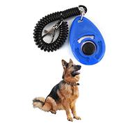 WOONEKY 4 Pcs Dog Clicker Big Button Training Clickers for Pet Training Durable with Wrist Strap Loud Sound for Agility and Behavior Reinforcement