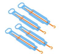 WOONEKY 4 Sets DIY Plastic Spring Scale Educational Science Experiment Kit for Manual Assembly Learning Tool to Develop Observation Thinking and Analytical Skills Safe Material