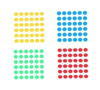WOONEKY 400PCS Learning Coins Educational Plastic Discs for Math Games Sorting and Counting Activities Teaching Tool for Rewarding Learning