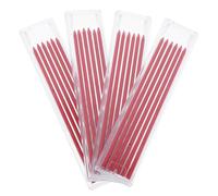 WOONEKY 48pcs 2.0mm Red Carpenter Pencil Lead Refills for Construction Pencils, Break Resistant Graphite Core for Woodworking, and Deep Hole Marking, 4 Boxes