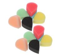 WOONEKY 48pcs Face Paint Sponges: High Density Petal Face Paint Sponges For Kids - Teardrop Shape Painting Applicator Tools For Parties Festivals Body Art