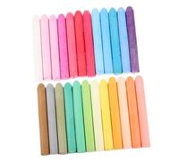 WOONEKY 48Pcs Water Soluble Dust Colored Chalks for Classroom and Outdoor Use Non Toxic Portable Sidewalk Chalk Bright Vibrant Colors for Teachers Students and Artists