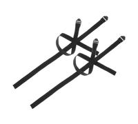WOONEKY 4pcs Adjustable Ski Pole Wrist Straps Set Durable High Strength Nylon Replacement for Trekking Poles Walking Sticks Multipurpose Ski Strap Wraps with Mountaineering Buckle