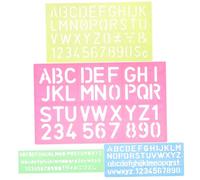WOONEKY 4pcs Alphabet Number Tracing Board Early Educational for Preschool Learning Fun Letter Number Stencils for Safe Design for Homeschooling Group Activities