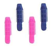 WOONEKY 4pcs Bangs Curling Hair Rollers Lightweight Hair Styling Tools for Fluffy Curls for Home and Travel Use Easy to Create Natural Curly Hairstyles Without Damage