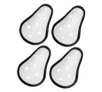 WOONEKY 4pcs Breathable Wear-resistant Cricket Abdomen Guard for Men Portable Crotch Protector with Internal Padding Versatile Groin Guard for Taekwondo Combat and Sports