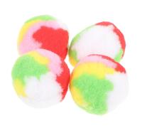 WOONEKY 4pcs Cat Balls Kitten Scratchers Indoor Interactive Teeth Grinding Chew Balls for Cats Furniture Protection and Pet Training