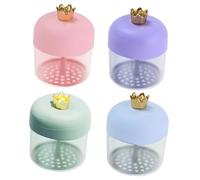 WOONEKY 4pcs Facial Foaming Cup Bubble Maker Tool for Deep Cleansing and Makeup Removal for Women Skincare Routine Random Colors