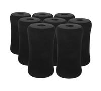 WOONEKY 4pcs Foot Foam Pads Roller Covers for Home Gym Equipment Cushioned Impact Absorption for Leg Extension Weight Bench Easy Installation and Replacement Joint Protection