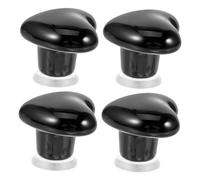 WOONEKY 4pcs Heart Shaped Toilet Button Pusher Toilet Tank Press Aid for Women with Long Nails for Easy Flush Operation and Stylish Bathroom Decor