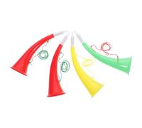 WOONEKY 4pcs Horn Trumpet Noise Maker Ox Horn Cheer Props for Boys for Parties Celebrations and Events Random Color