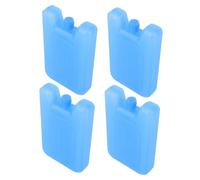 WOONEKY 4pcs Large Reusable Ice Packs for Coolers and Air Conditioner Fans Safe Material Cooling Blocks for Lunch Boxes Drinks Fruit Preservation Temperature Reduction