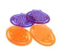 WOONEKY 4Pcs Meridian Pressure Brush PVC Body Care Tool for Full Body Massage and Acupoint Activation Comfortable Grip Relaxation Device for Spa Beauty Salon and Self-Care