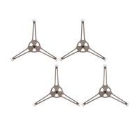 WOONEKY 4Pcs Microwave Turntable Support Ring with Triple Arms 16Mm Roller Wheel Glass Plate Holder Replacement for Microwave Oven Repair and Turntable Parts