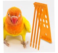 WOONEKY 4pcs Pigeon Leg Band Holder Rack Plastic Foot Ring Organizer Compact Space-saving Display Stand for Racing and Training Birds Suitable for Pigeons Chickens Quails Parrots