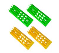 WOONEKY 4pcs Pigeon Leg Ring Frame Plastic Holder Rack for Bird Foot Rings Storage Compact Organizer for Racing and Loft Use