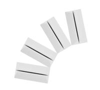 WOONEKY 4pcs Plastic Desk Divider Base Stands for Screen Support Stable Partition Brackets for Office and School Quick Assembly and Firm Holder for Thick Panels