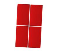 WOONEKY 4Pcs Red Captain Armbands Elastic Nylon Sports Arm Bands for Adult Team Leaders Soccer Football Rugby Volleyball