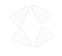 WOONEKY 4pcs Reusable Invisible Silicone Private Pads for Women Breathable Adhesive Stickers Comfortable Intimate Area Protection for Swimming Yoga and Springs Transparent