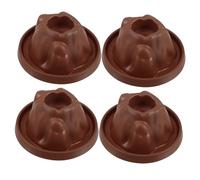 WOONEKY 4pcs Volcano Models Realistic Base for Science Education Interactive Volcano Eruption Demonstration Props Giant Model Decoration for School Exhibits and Home Learning