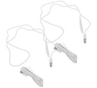 WOONEKY 4pcs Water Flosser USB Charger Cable Replacement for Home Travel Rapid Charging Cord with Secure Connector Material Compact Lightweight Design for Cordless Oral Care