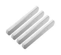 WOONEKY 4pcs Weighted Vest Steel Plates Each Compact Strength Training Inserts for Running Gym Workout Endurance and Speed Fitness Accessory