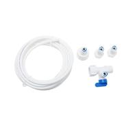 WOONEKY 5 Meter Ice Maker Water Line Connector Kit Quick Connect Fittings for Refrigerator Ice Maker Installation