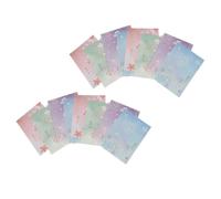 WOONEKY 5 Set Creative Japanese Style Stationery Paper Letter Writing Paper for Notes Invitations Calligraphy Arts and Crafts Vintage Cherry Blossom Pattern