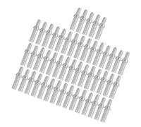 WOONEKY 50pcs Aluminum Arrow Nock Tail Replacement 4.2mm Inner Diameter Protective Archery Nocks for Hunting and Outdoor Shooting