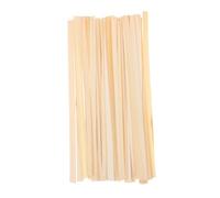 WOONEKY 50PCS Bamboo Craft Sticks for DIY Hand Fans and Basket Weaving Flexible Bamboo Strips Craft Sticks for Beginners and Artisan Weaving Projects