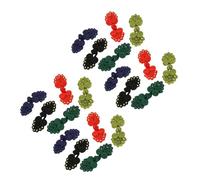 WOONEKY 50Pcs Chinese Knot Closure Buttons Sewing Fasteners for Cheongsam Coats Sweaters DIY Clothing Accessories Decorative Craft