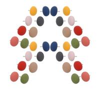 WOONEKY 50pcs Colored Half Round Push Pins Decorative Thumb Tacks for Cork Boards Wall Art and Photos Multi-colored Matte Resin Thumbtacks for Home Office Classroom Organization