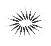 WOONEKY 50pcs Eyebrow Brushes with Cap Micro Lamination Eyelash Comb Flexible Soft Bristles for Natural Makeup for Home Travel Professional Beauty Salons