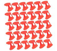 WOONEKY 50pcs Pinless Peepers: Anti-fighting Pheasant Poultry Farm Supplies - Plastic Chickens Pinless Peepers For Pecking Preventing