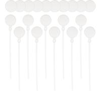 WOONEKY 50pcs Poultry Feet Rings Poultry Leg Marking Rings for Chicken Bands Leg Decorative Bird Accessories