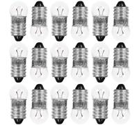 WOONEKY 50pcs Small Light Bulbs for Electrical Experiments Energy-Saving Tiny Replacement Bulbs and Practical for School Science Learning