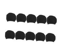 WOONEKY 5pairs Invisible Half-socks Sweat Absorbing Cotton Socks No Show Socks Toe Topper Hidden Toe Cap for Men Women Comfortable
