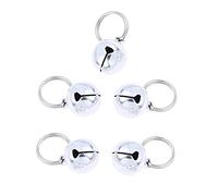 WOONEKY 5PCS and Dog Bells Copper Pet Accessories for Wildlife Safety Loud for Tracking Pets for Christmas and Crafts