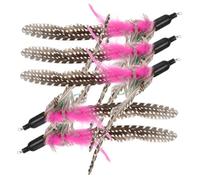 WOONEKY 5pcs Cat Teaser Wand Replacement Heads Interactive for Cats Random Color Engaging Design Strengthens Bond Between Pets and Owners Random Color