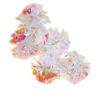 WOONEKY 5pcs Crinkle Ball Cat Lightweight Interactive Play Balls for Indoor Cats Kittens Reusable Sparkle for Exercise and Chasing Fun