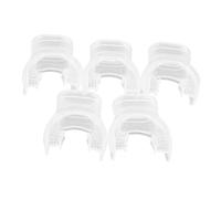 WOONEKY 5pcs Diving Mouthpiece Ergonomic Plastic Scuba Bite for Snorkeling and Diving Tubes Comfortable and Secure Fit Easy Installation Transparent Design