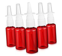 WOONEKY 5pcs Empty Nasal Spray Bottles Small Plastic Travel Bottles for Toiletry