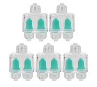 WOONEKY 5pcs Fish Tank Air Pump Check Valve Aquarium Airline Tubing Control Plastic One Way Valve for Oxygen Pump Fish Tank Fitting