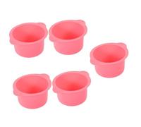 WOONEKY 5pcs Hair Removal Wax Warmer 400ml Silicone Bowl Replacement for Waxing Machine