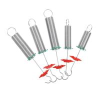 WOONEKY 5pcs Hooke's Law Springs Physics Experiment Set for Students, Spiral Coil Springs Teaching Equipment for Physics Experiment Kits and Hands-on Science Learning