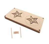 WOONEKY 5pcs Multifunctional Montessori Busy Board Wooden Maze Puzzle and Stencil Drawing Kit Fine Motor Hand-eye Coordination Training for Creativity and Mindfulness Practice