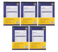 WOONEKY 5pcs Part Small Business Order Book Portable Multi-Purpose Invoice and Receipt Record Pad for Efficient Purchase Management Streamlined Order Tracking and Flexible Commercial Use